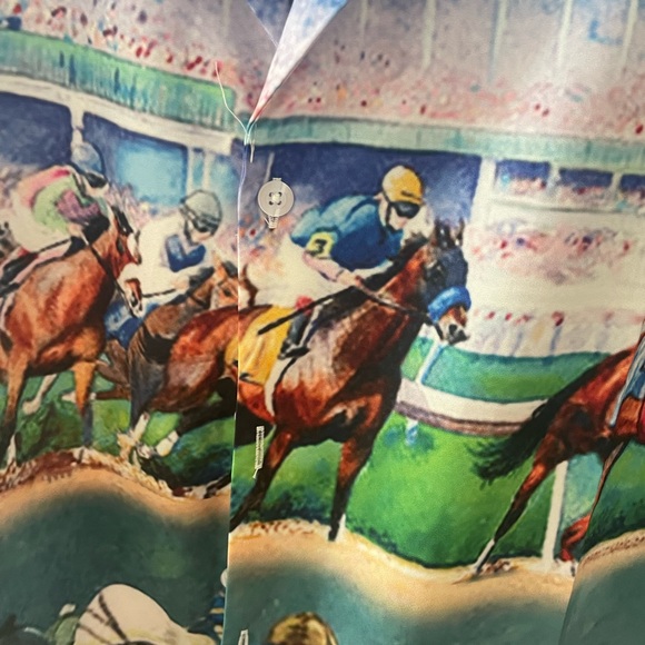 Men’s XL derby shirt. 100 percent polyester. New with tags - Picture 3 of 4